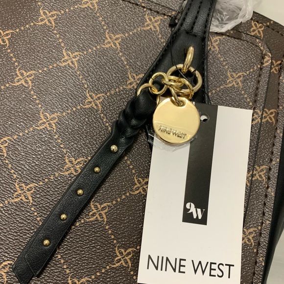 NWT Nine West Jet Set Paisley Tote Crossbody Shoulder Bag - Picture 12 of 12